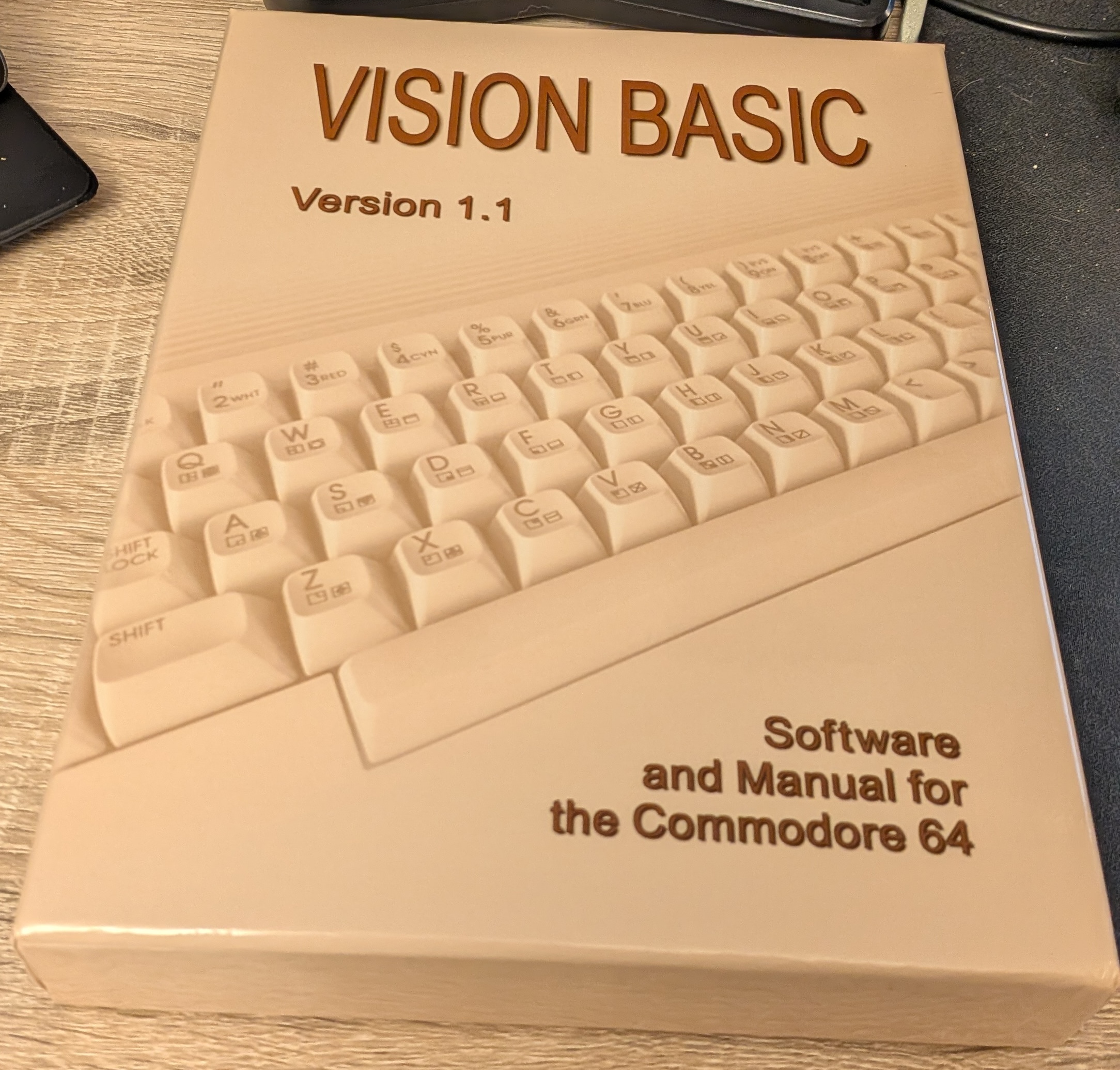 Vision Basic comes in an actual physical Box!