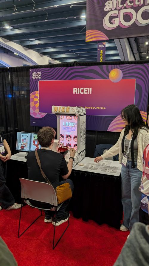 Man, that guy likes rice